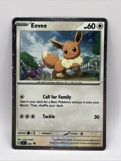 Eevee 043 Sv: Scarlet & Violet Black star Promo Cards Holo - Image 1
