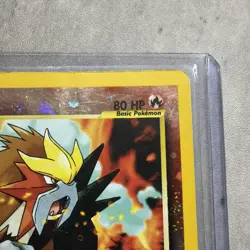 Entei 34 Reverse Holo WOTC Black Star Promo Pokemon Card - Image 3