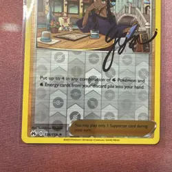 Pokemon TCG Nessa 136/159 Holo Card Crown Zenith 2023 Rare NM Condition - Image 3
