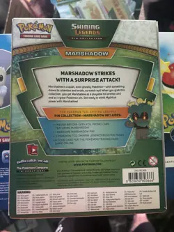 Pokemon Shining Legends Pin Collection Marshadow Box - Image 2