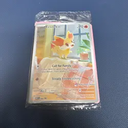Fennekin MEP 080 Sealed Black Star Promo Pokemon Center Stamp Chaos Rising Card - Image 2