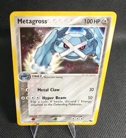 🌀 Metagross POP Series 1 Holo 2/17 – LP – FART SWIRL – Vintage Pokemon Card - Image 1