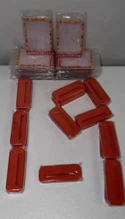 Pokemon UltraPro Magnetic One Touch Card Holder Case & Stand NEW Red *LOT OF 19* - Image 1