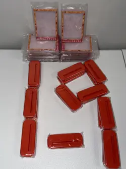 Pokemon UltraPro Magnetic One Touch Card Holder Case & Stand NEW Red *LOT OF 19* - Image 2