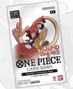 Pre sale!Bandai One Piece Card Game ROUND1 Promo Pack English 1 Card Sealed Pack - Image 1