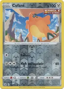 Cufant 191/264 Reverse Holo | Fusion Strike | Pokemon Card - Image 1