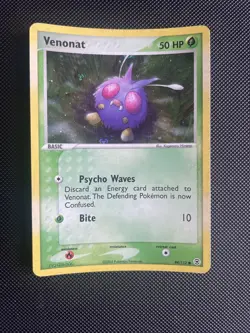 Pokemon Card - Venonat Ex FireRed LeafGreen Reverse Holo 84/112 LP - Image 1