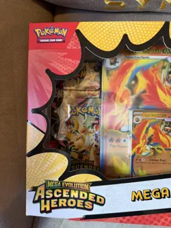 Mega Evolutions Ascended Heroes Mega Emboar Ex Box Pokemon TCG Card Sealed New - Image 2