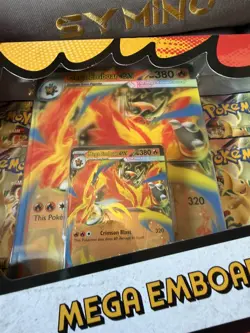 Mega Evolutions Ascended Heroes Mega Emboar Ex Box Pokemon TCG Card Sealed New - Image 4