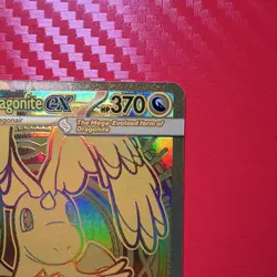 Pokemon TCG Mega Dragonite EX Gold Full Art Pokemon Card 295/217 - Image 2