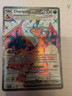 Charizard ex Holo SV: Scarlet & Violet Promo Cards 056 LP Pokemon TCG - Image 1