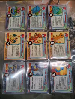 BLUE Label 1999 Topps Pokemon Series 1 COMPLETE SET 90/90 NM/M - Image 3