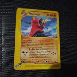Pokemon TCG Magcargo Skyridge Non-Holo Rare 18/144 2003 exc - Image 1