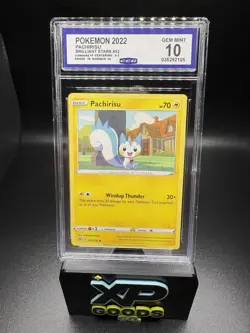 Pachirisu 052/172 CCG Gem Mint 10 Brilliant Stars Pokemon TCG - Image 1