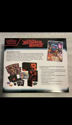 Pokemon TCG Destined Rivals ETB Elite Trainer Box - Factory Sealed - Image 2