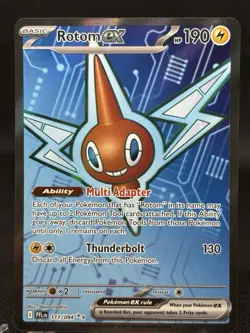 Rotom ex 111/094 Ultra Rare Phantasmal Flames NM/M Pokemon - Image 1