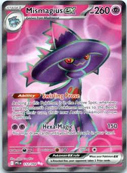 Mismagius ex 112/094 Ultra Rare Phantasmal Flames Holo NM - Image 1