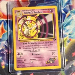 The Pokemon Company Pokemon TCG Sabrina's Kadabra 58/132 Gym Challenge Unlimite… - Image 1