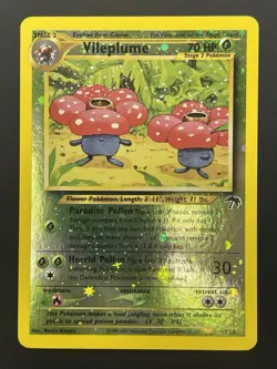 Vileplume 17/18 Southern Islands 2001 Reverse Holo Rare EN 70 HP Stage 2 - Image 2