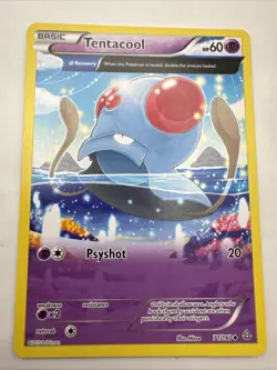 Pokemon TCG Tentacool 71/160 Primal Clash Regular Common - Image 1