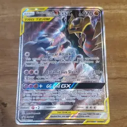 Pokemon Garchomp & Giratina GX TAG TEAM Ultra Rare Holo SM193 270 HP - Image 1