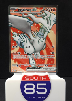 Pokemon Reshiram ex 158/086 Double Rare Full Art White Flare English - Image 1