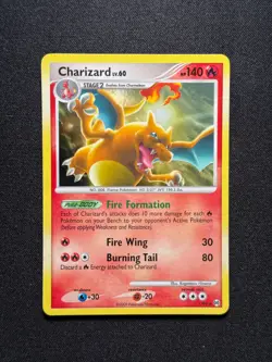 Charizard 1/99 Platinum Arceus Holo Rare 2009 Pokemon TCG English Raw - Image 1
