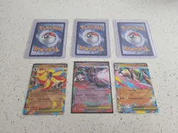 Ampharos Frogadier Pyroar Full Art English Pokemon TCG Chaos Rising Bundle Mega - Image 4