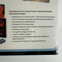 Pokemon TCG Destined Rivals Elite Trainer Box ETB Scarlet & Violet - New Sealed - Image 4
