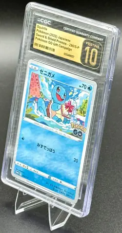 2022 Pokemon Japanese Squirtle 290/S-P Pokemon GO Gift Campaign CGC Pristine 10 - Image 2
