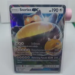 Snorlax GX SM05 Holo Promo Sun & Moon Black Star Promo Pokemon TCG NM/Mint 2016 - Image 1