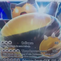Snorlax GX SM05 Holo Promo Sun & Moon Black Star Promo Pokemon TCG NM/Mint 2016 - Image 2