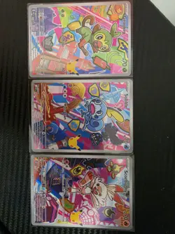 Pokemon TCG: First Partner Illustration Collection Series 2 Galar Gen 8 set of 3 - Image 1