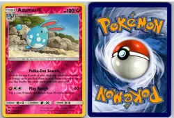 Azumarill 136/214 Rare Lost Thunder Pokemon Reverse Holo - Image 3