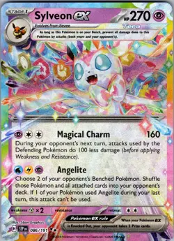 Sylveon ex 086/191 Double Rare Pokemon Holo NM/M - Image 1