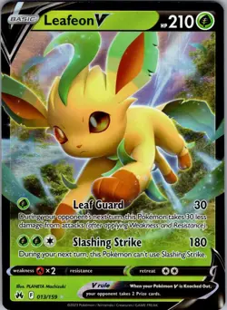 Leafeon V 013/159 Holo V Rare Pokemon NM/M - Image 1