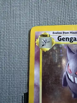 Gengar - 5/62 Fossil Unlimited Holo Rare Pokemon - DMG - Image 4