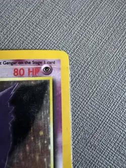 Gengar - 5/62 Fossil Unlimited Holo Rare Pokemon - DMG - Image 5