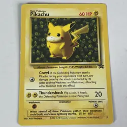 Ivy Pikachu Pokemon Black Star Promo #1 WOTC 1999 LP - Image 1