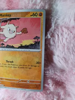 Mankey - 056/165 - Reverse Holo - Scarlet and Violet 151 Pokemon TCG NM - Image 3