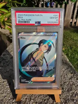 PSA 10 Pokemon TCG Rika Paradox Rift 241/182 Holo Ultra Rare - Image 1