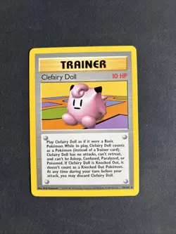 Pokemon TCG Clefairy Doll Base Set 70/102 Regular Unlimited Rare - NM/LP - Image 1