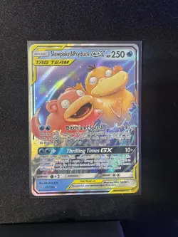 Slowpoke & Psyduck GX 35/236 Holo GX Rare Pokemon TCG Unified Minds MINT - Image 2