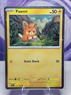 Pokemon TCG - Pawmi - Paldea Evolved 074/193 Cosmos Holo Promo *SWIRL* 💫 - Image 1