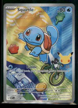 Squirtle 039 Holo Promo ME: Mega Evolution Promo Pokemon Near Mint - Image 1