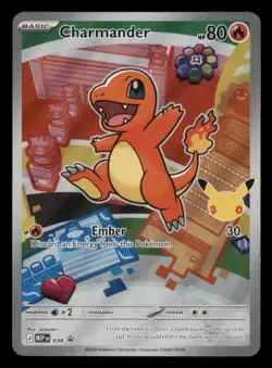 Charmander 038 Holo Promo ME: Mega Evolution Promo Pokemon Near Mint - Image 1