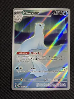 Pokemon TCG Dewgong 097/094 Me02 Phantasmal Flames Illus Rare Holo 130HP EN - Image 1