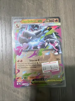 Mega Charizard X ex [PFL - 013/094] Double Rare ME02: Phantasmal Flames EN NM - Image 1