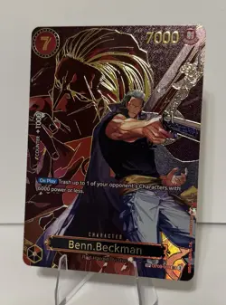 Benn.Beckman (SP) - Carrying On His Will (OP13) OP09-009 One Piece TCG - Image 2