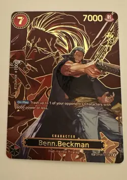 Benn.Beckman (SP) - Carrying On His Will (OP13) OP09-009 One Piece TCG - Image 4
